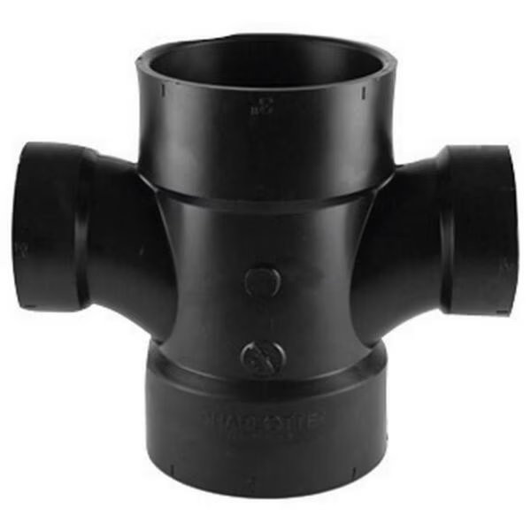 Charlotte Pipe & Foundry ABS004290800HA Abs-dwv Sanitary Tee Black, Pinpoint, Mfr#: PI154089